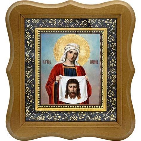 Купить икону Вероника Кровоточивая Святая мученица. Икона на холсте.
