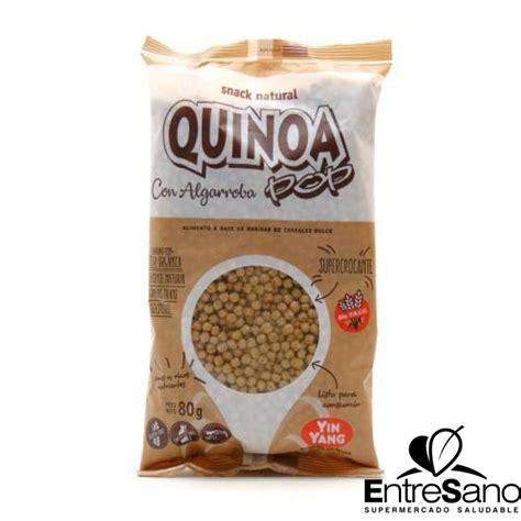 Quinoa Con Algarroba Pop S Tacc Gr Yin Yang Entresano