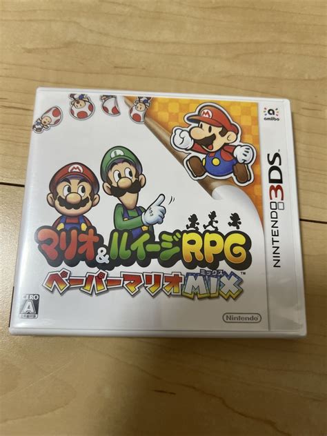 Mario Luigi RPG Paper Mario MIX Paper Jam Nintendo 3DS Japanese JPN