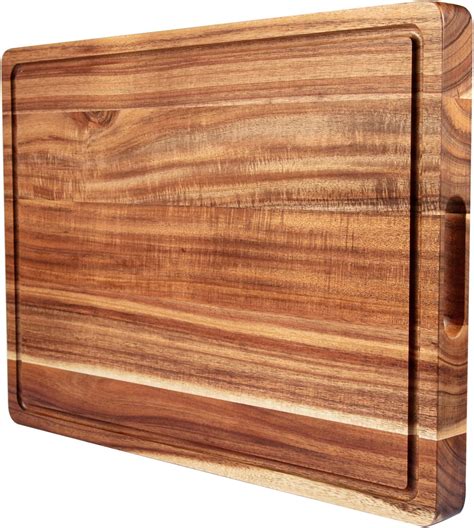 Amazon Inch Large Acacia Wood Cutting Board Thick