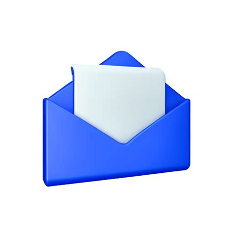 Mail 3d Rendering Icon Illustration 28602254 Png