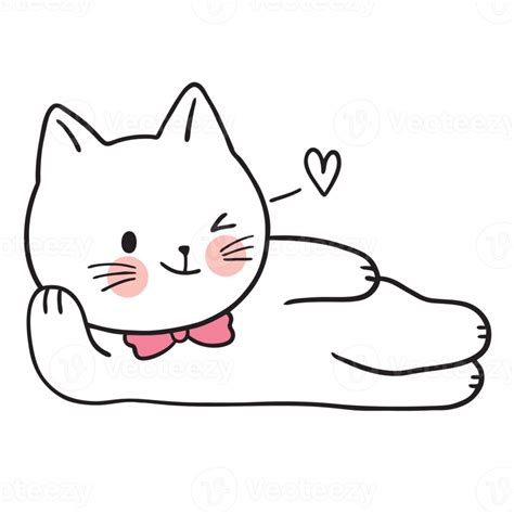 Cartoon Cute Character Funny Cat Clipart 19938329 Png