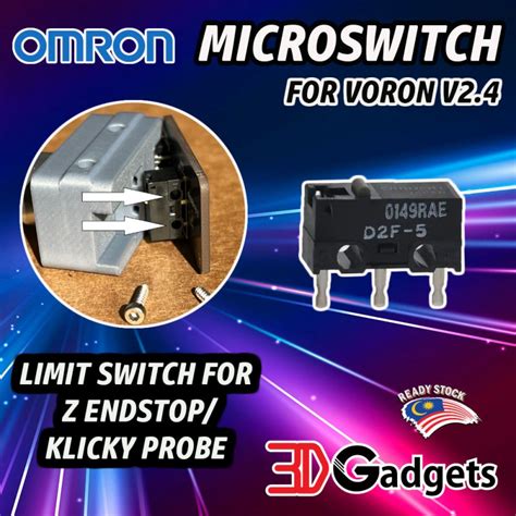 Omron Microswitch For Voron V D Printer Klicky Probe Zaxis Endstop