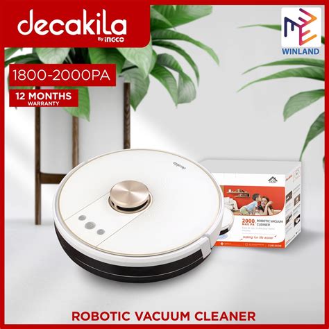 Decakila By Winland Robotic Vacuum Cleaner Lds Path Planning Style