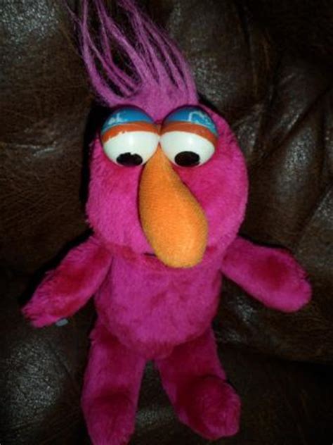 rare 12" TELLY MONSTER Plush Jim Henson Sesame Street MUPPETS w ...