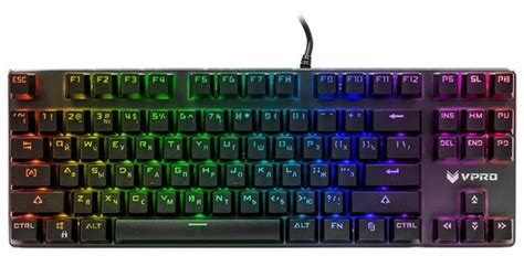 Игровая клавиатура Rapoo V500RGB Alloy Black USB - Купить в Ташкенте