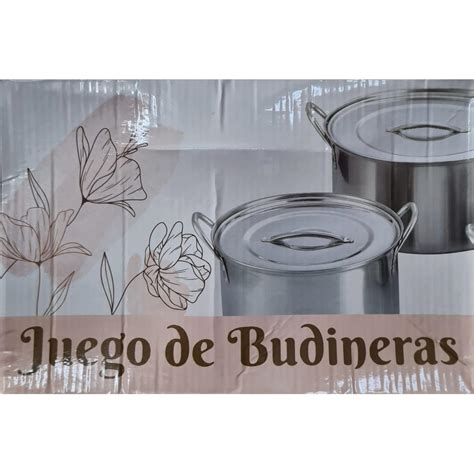 Juego Budineras Acero Inox Con Tapa Menaje Mod Ng Sh Shallow