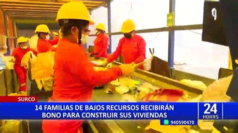 Surco 14 familias de bajos recursos recibirán bono para construir sus