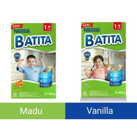 Jual Susu Nestle Batita 1 Rasa Vanila Madu Netto Isi 850g Shopee