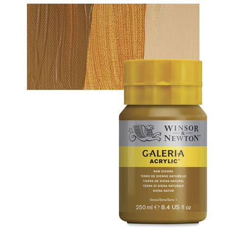 Winsor Newton Galeria Flow Acrylics Raw Sienna Ml Tube Blick