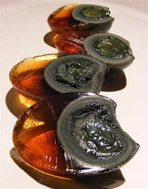 Century Egg Would You Eat One Known Also As Preserved Egg Hundred Year Egg Thousand Year