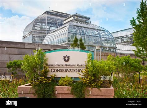 United States Botanic Garden Conservatory Washington Dc Stock Photo