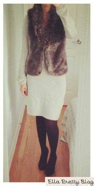 Ella Pretty Blog Ways To Wear A Fur Vest