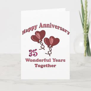 35th Anniversary Cards | Zazzle.com.au