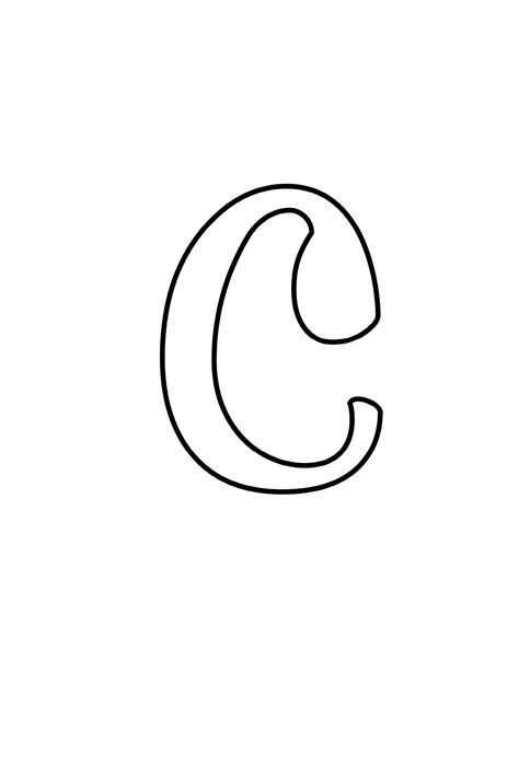 Bubble Letter C Free Printable Freebie Finding Mom