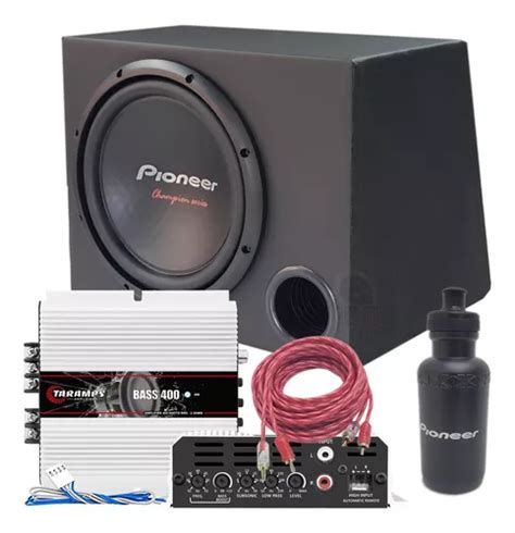 Caixa Sub Pioneer 12 Bobina Dupla 500wrms Completa Modulo Frete grátis