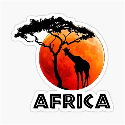 Stickers Sur Le Th Me Africa Afrique Art Dessin Africain Carte Afrique