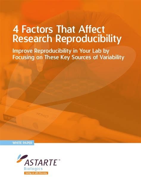 4 Factors That Affect Research Reproducibility