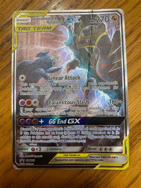 Mavin Pokemon Garchomp And Giratina Gx Sm Ultra Rare Full Art Tag