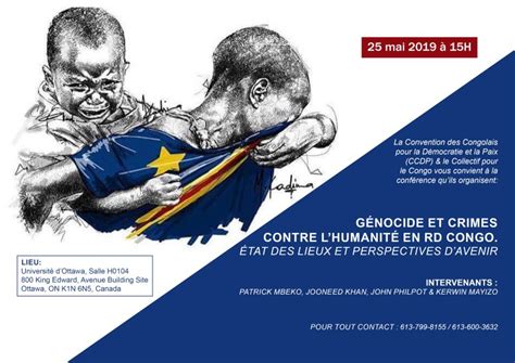 Conf Rence G Nocide Et Crimes Contre Lhumanit En Rd Congo Ottawa