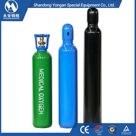 250bar ISO Tped Valve Oxygen Cylinder With Good Price 10L 1 5cubic