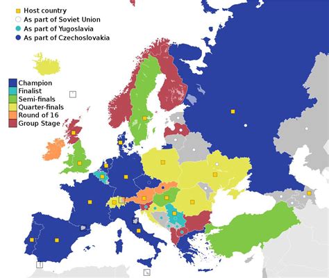 Countries’ best results in Euro : r/europe