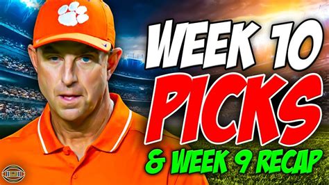 College Football Week 10 Preview And Best Bets Week 9 Recap 2023