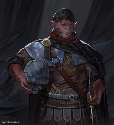 oc dnd commission hobgoblin characterdrawing