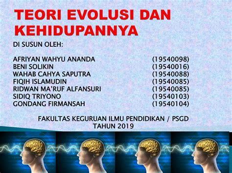 Solution Teori Evolusi Dan Kehidupannya Studypool