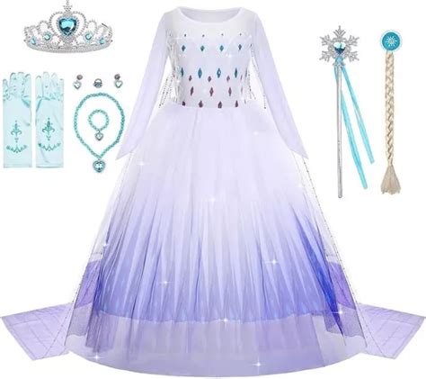 M Dchen Prinzessin Kleid Dress Elsa Anna Belle Kost M Eur