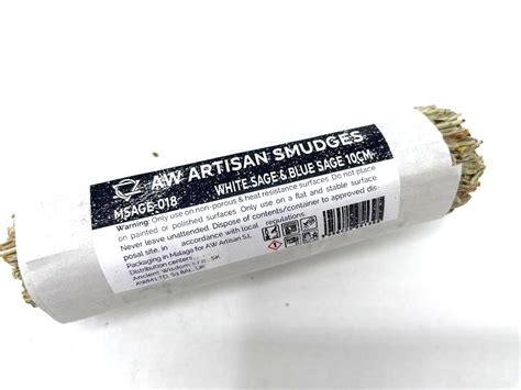 Smudge Stick White Sage And Blue Sage 10cm Aw Dropship Your