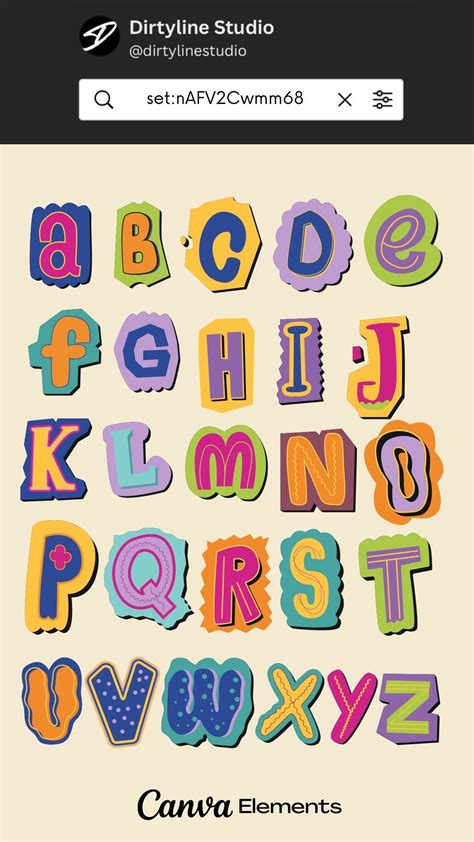 Canva Element Keyword Cutout Letters Artofit