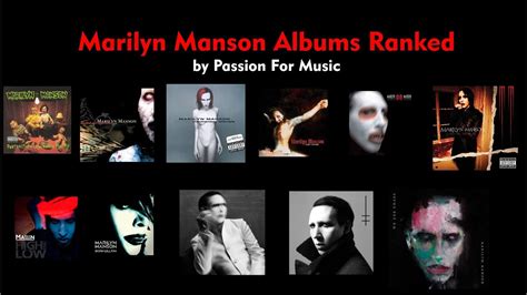 Marilyn Manson Albums Ranked Youtube