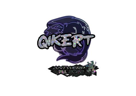 Sticker Qikert Glitter Antwerp 2022 CS GO CS2 Wiki By CS MONEY