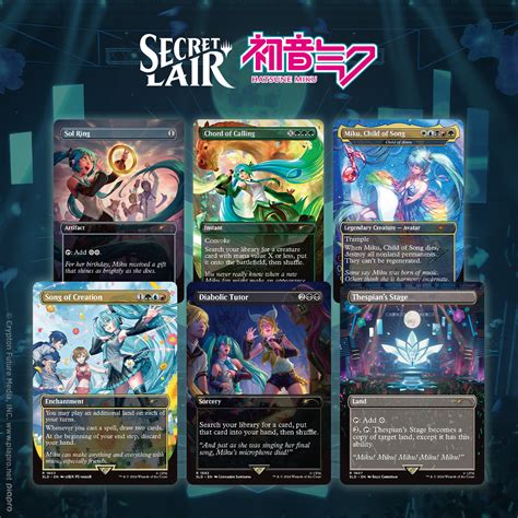 Secret Lair X Hatsune Miku Digital Sensation En Secret Lair Store