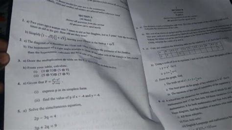 Wassce Likely Elective Mathematics Questions