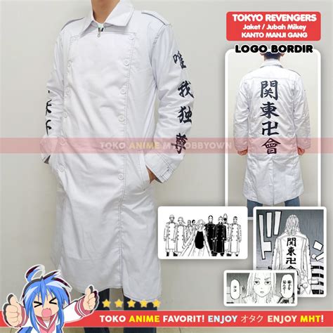 Jaket Jubah Coat Kanto Manji Gang Leader Sano Manjiro Tokyo Revengers