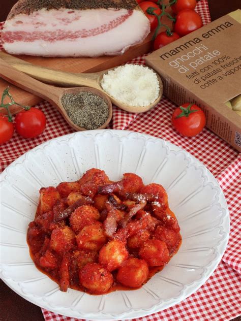 Gnocchi AllAmatriciana Profumo Di Limoni