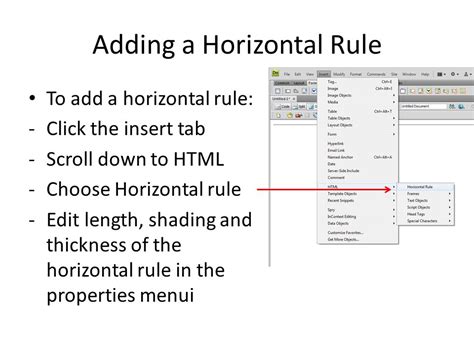 Html Insert Horizontal Line Alliancefasr