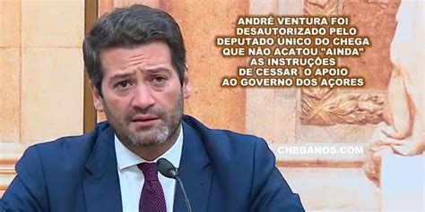 André Ventura Foi “desautorizado” Pelo Deputado único Do Chega Nos