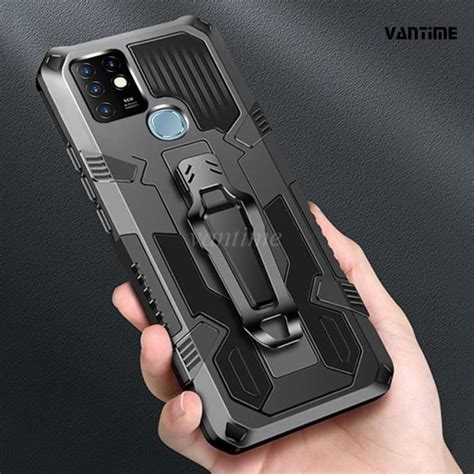 Vantime For Infinix Hot Belt Clip Case Kickstand Slim Phone Cover Daraz Pk
