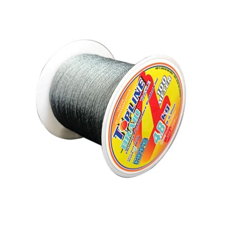 Topline Sedal De Pesca De Alambre Trenzado 4 Hebras 100M