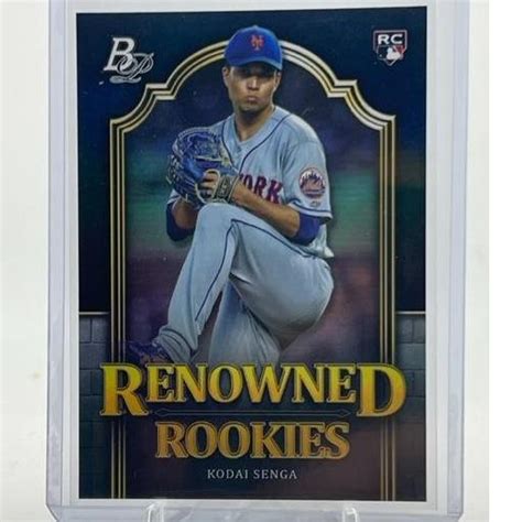 Kodai Senga Bowman Platinum Renowned Rookies Rc New York Mets