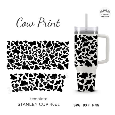 Cow Print Stanley Cup Etsy