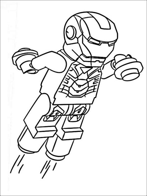 Lego Marvel Avengers Coloring Pages at GetColorings.com | Free ...