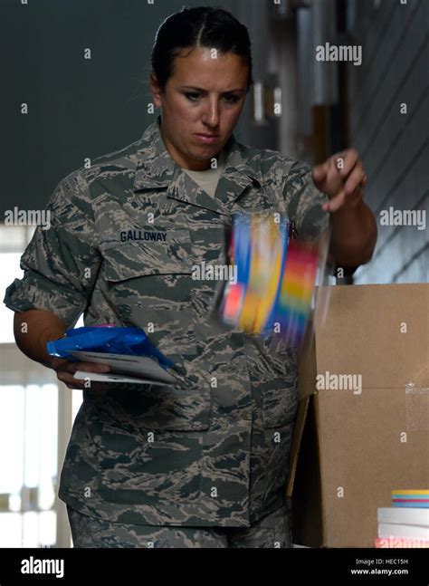 U S Air Force Master Sgt Crystal Galloway Assigned To The 133rd