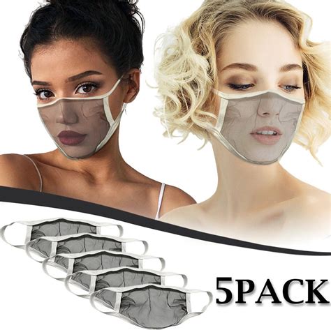 Adult Mesh Breathable Face Mask Washable Reusable Cover Face Etsy