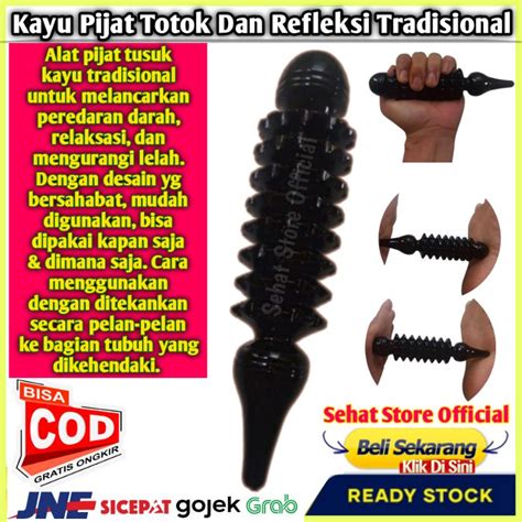 Jual Alat Pijat Kayu Totok Terapi Refleksi Telapak Kaki Tangan Repleksi