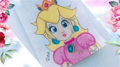 Dibujos De Mario Bros Faciles Como Dibujar A La Princesa Peach De Mario