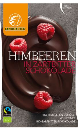 Produkt Der Woche Himbeeren In Zartbitter Schokolade Bio Food Tester